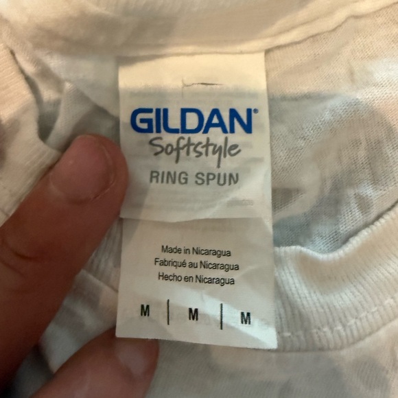 Bruno Mars 24K White Graphic Tee with Black Silhouette - Picture 3 of 6